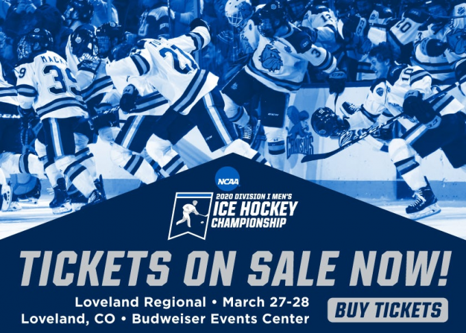 NCAA Division I Mens Ice Hockey Championship (Time: TBD) - Session 2 at Budweiser Events Center
