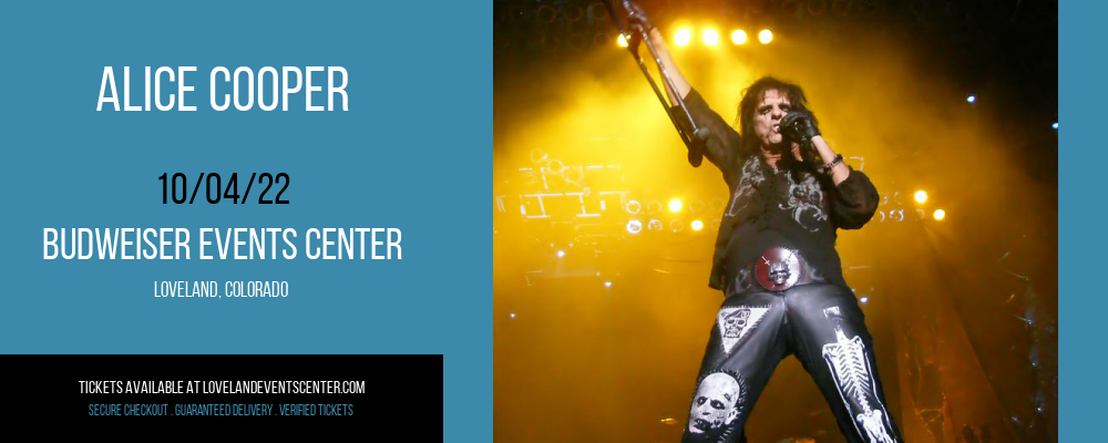 Alice Cooper at Budweiser Events Center