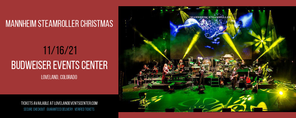 Mannheim Steamroller Christmas at Budweiser Events Center tickets Mannheim Steamroller Christmas at Budweiser Events Center