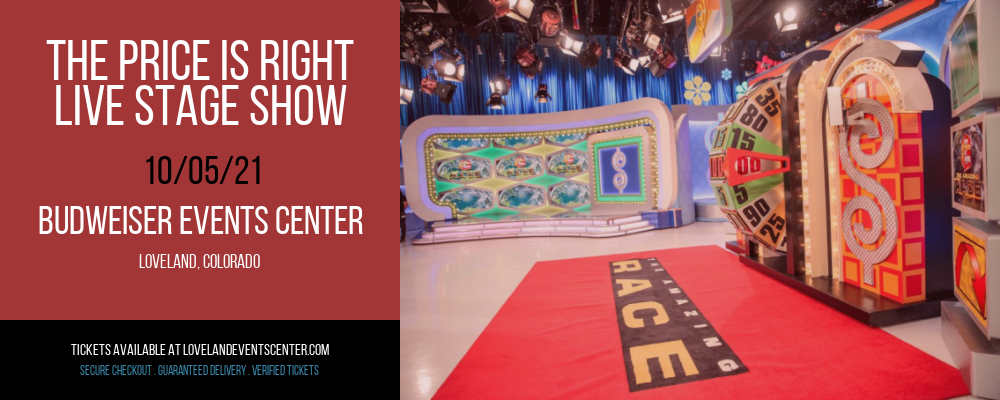 The Price Is Right - Live Stage Show at Budweiser Events Center tickets The Price Is Right - Live Stage Show at Budweiser Events Center