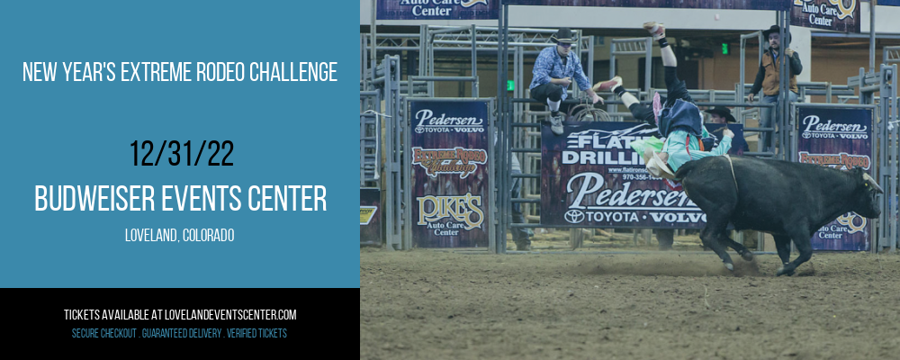 New Year's Extreme Rodeo Challenge at Budweiser Events Center tickets New Year's Extreme Rodeo Challenge at Budweiser Events Center