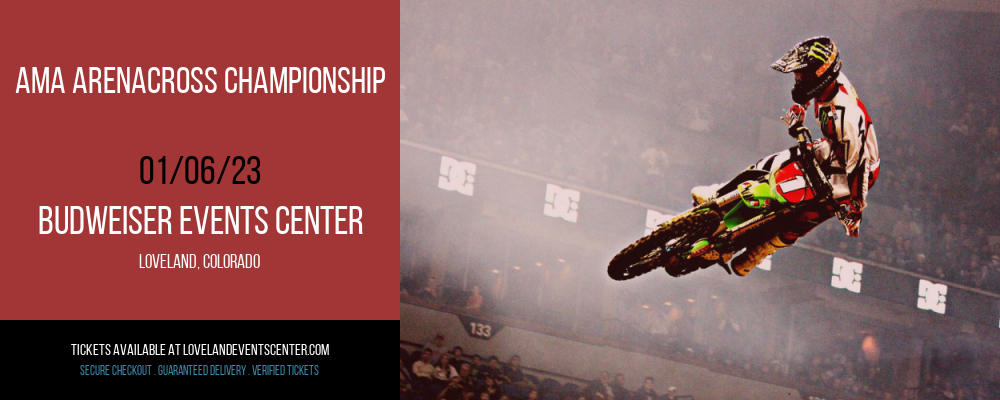 AMA Arenacross Championship at Budweiser Events Center tickets AMA Arenacross Championship at Budweiser Events Center