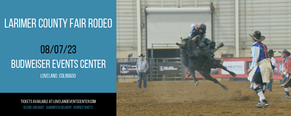 Larimer County Fair Rodeo at Budweiser Events Center
