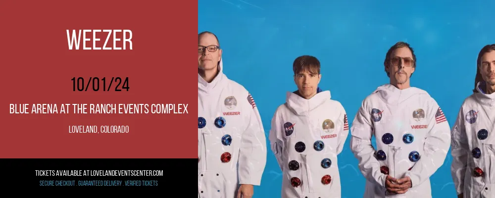 Weezer at Blue Arena At The Ranch Events Complex