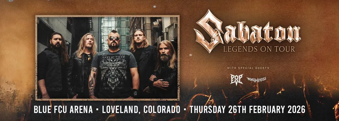 Sabaton, Pop Evil &amp; Wings of Steel